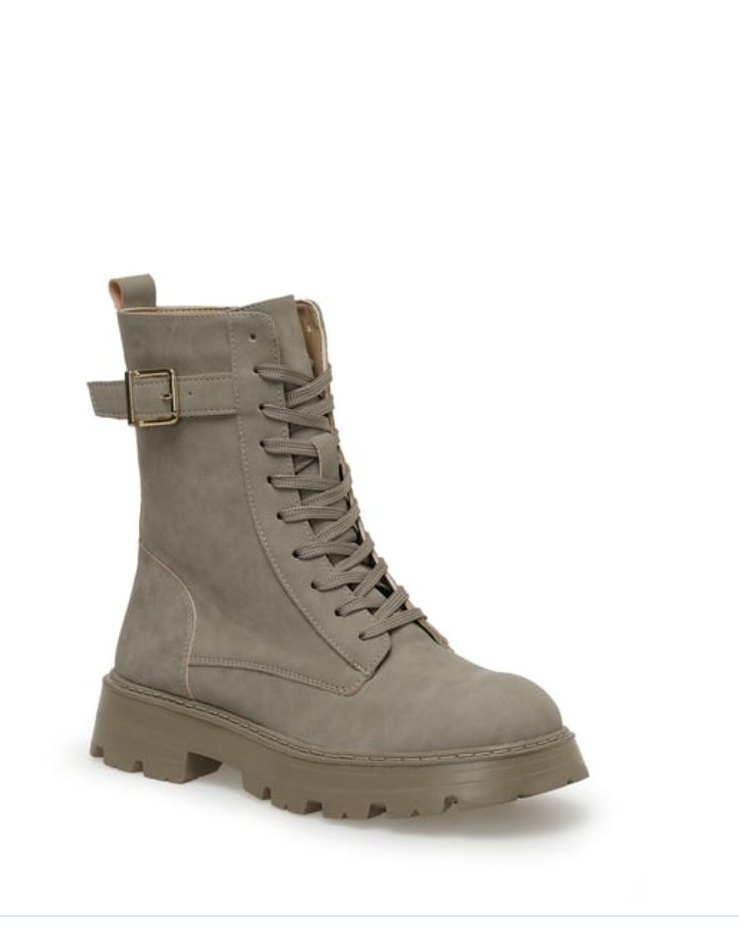 Bej Süet Kemerli Kadın bot - Görsel 2