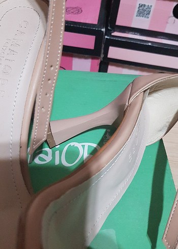 38 Beden Bej Stiletto Topuklu Kadın Ayakkabı