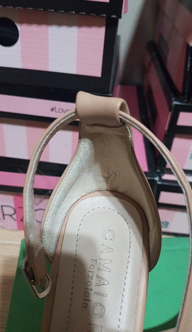 Bej Stiletto Topuklu Kadın Ayakkabı - Görsel 4