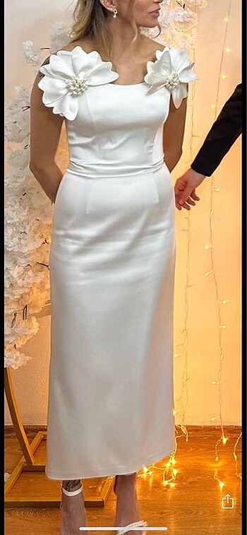 s Beden Beyaz söz elbisesi k!r@l!k