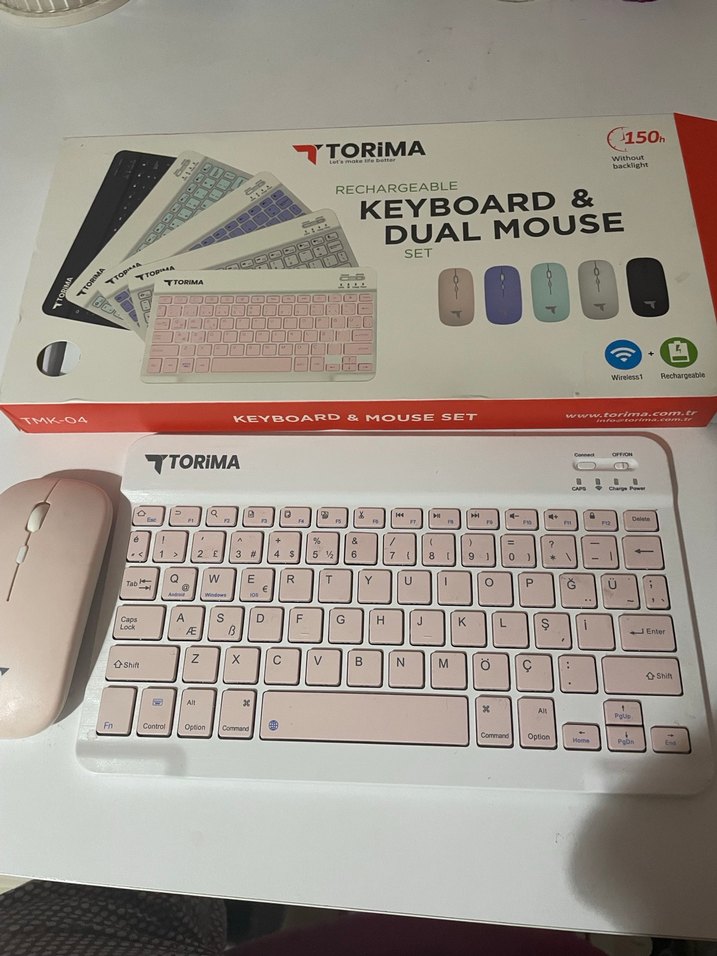 Kablosuz Klavye Ve Mouse - Görsel 2