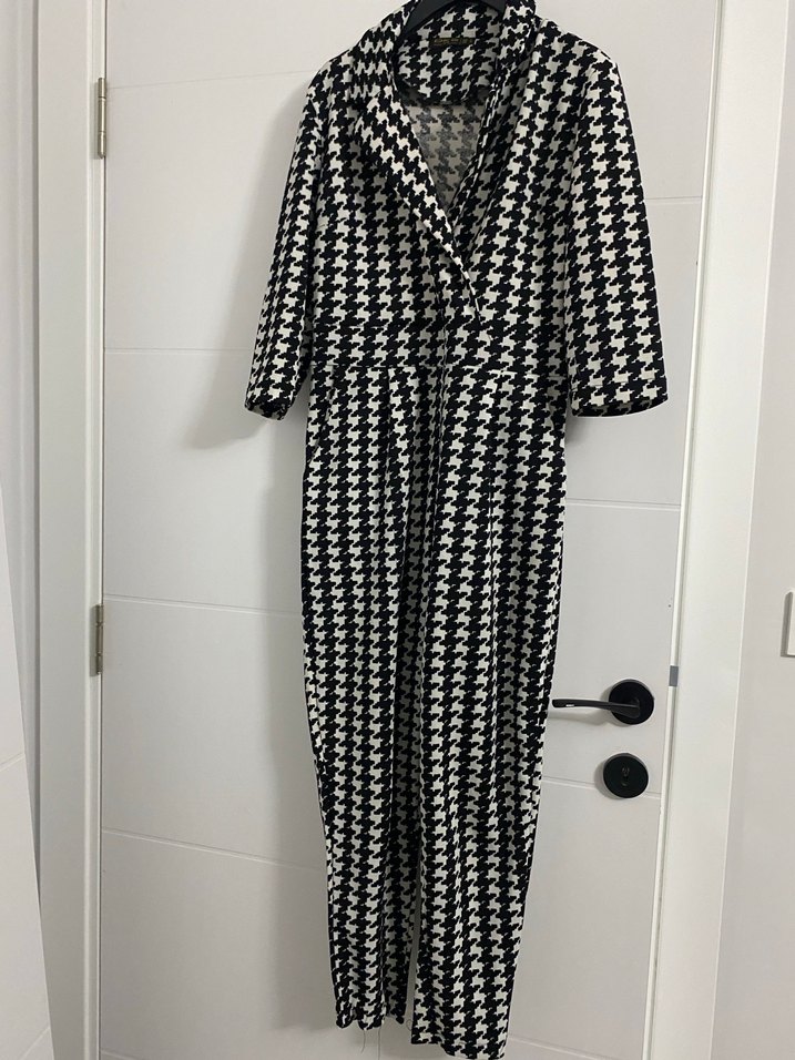 Düğmeli Uzun Kadın Ceket - Görsel 4