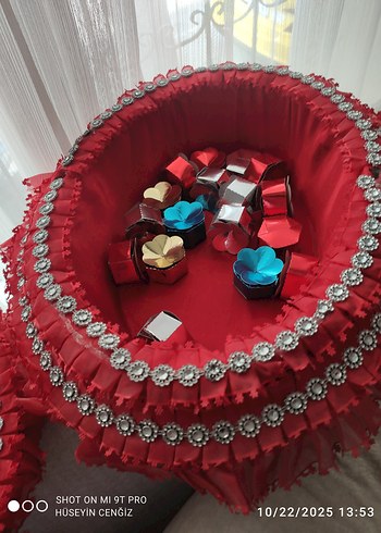 Kına Tepsisi - sepeti ve mumluklar - Görsel 2