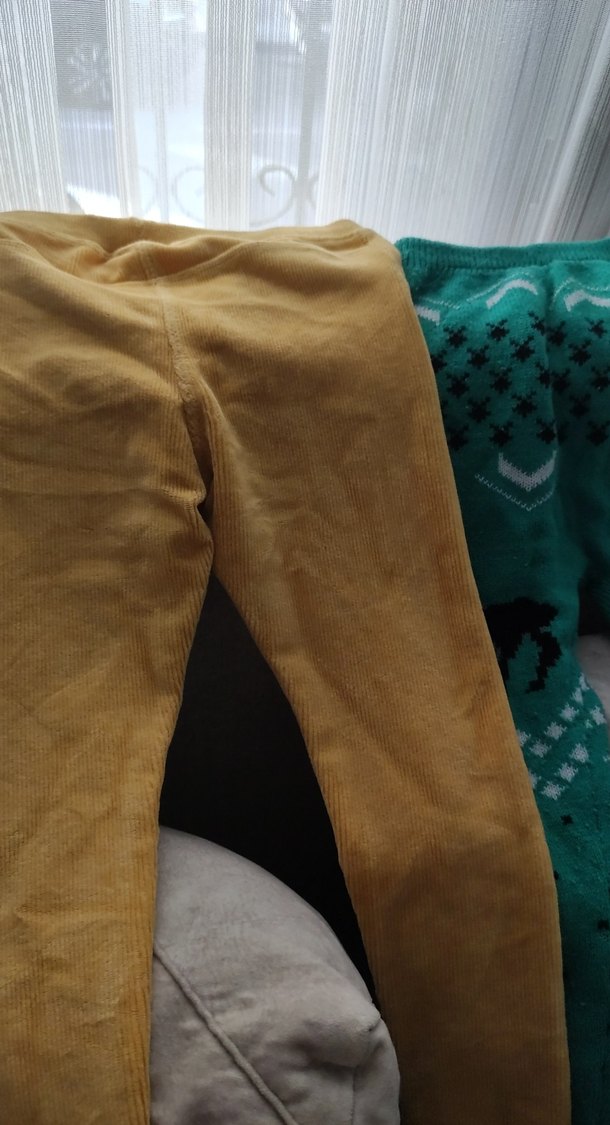 Kız Çocuk Triko Tayt Seti - Görsel 3