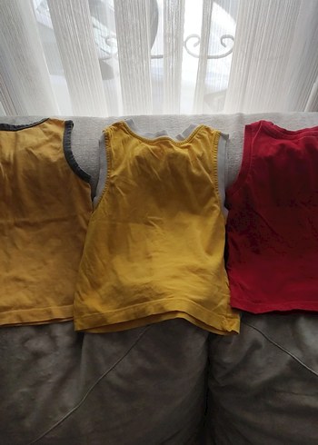 Renkli Baskılı Erkek Çocuk Askısız Tişört - Görsel 3