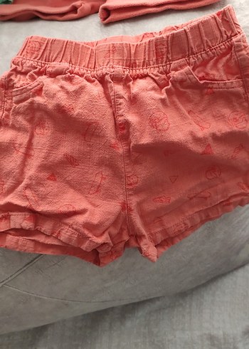 Düğmeli, Pamuklu Erkek Çocuk Şortları - Görsel 6