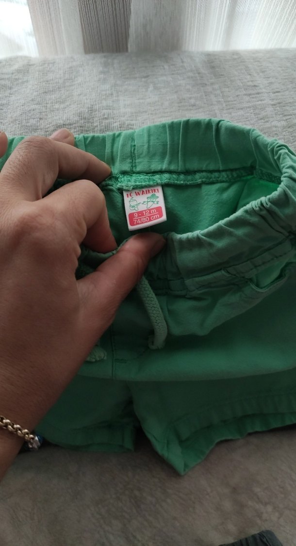 Düğmeli, Pamuklu Erkek Çocuk Şortları - Görsel 3