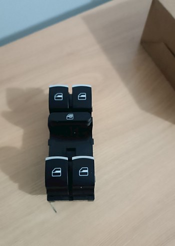 Siyah Araç Cam Düğme Seti