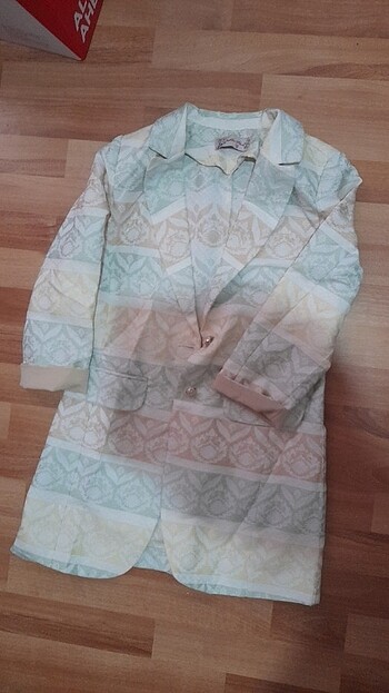 Renkli blazer ceket