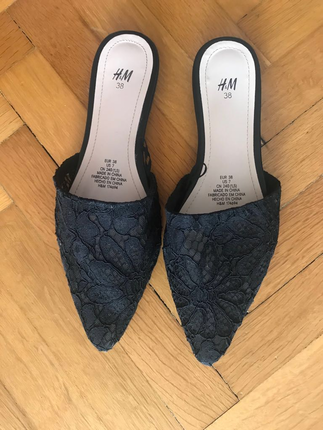 H&M Transparan dantelli terlik