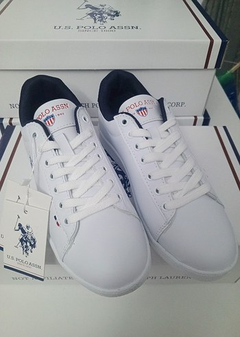 Beyaz U.S. Polo Assn. erkek Spor Ayakkabı