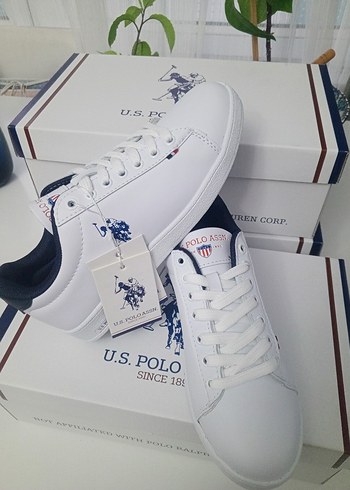 40 Beden beyaz Renk Beyaz U.S. Polo Assn. Spor Ayakkabı