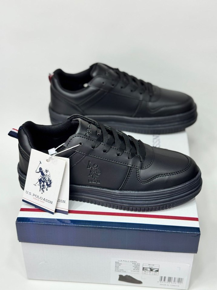 Siyah bayan Spor Ayakkabı Velcro Detaylı - Görsel 3