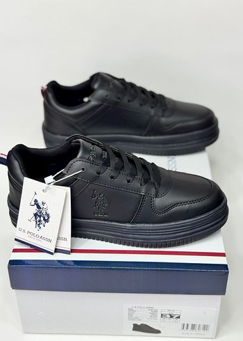 Siyah bayan Spor Ayakkabı Velcro Detaylı - Görsel 2