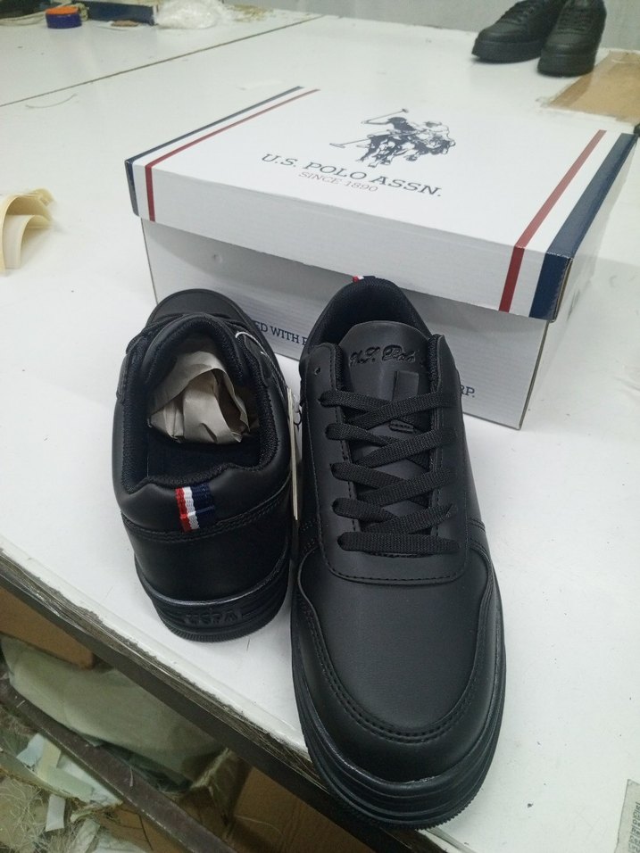 U.S. Polo Assn. Siyah Kadın Spor Ayakkabı - Görsel 5