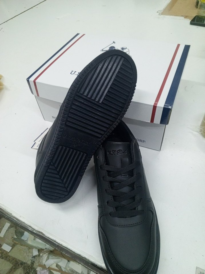 U.S. Polo Assn. Siyah Kadın Spor Ayakkabı - Görsel 4