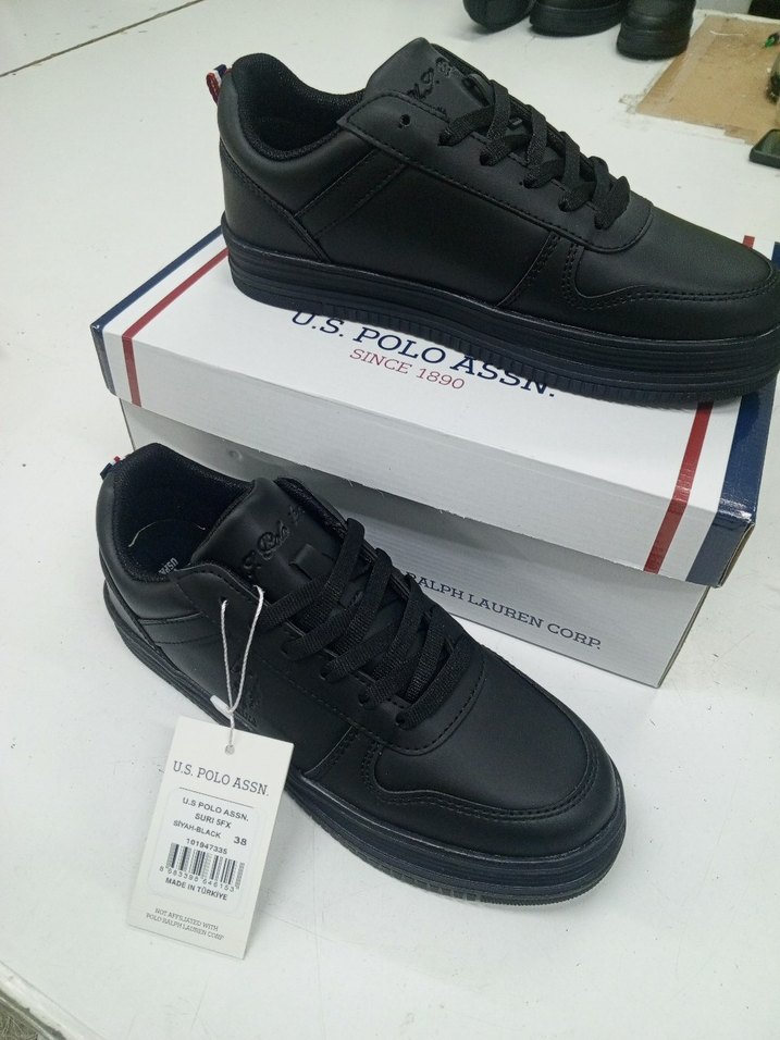 U.S. Polo Assn. Siyah Kadın Spor Ayakkabı - Görsel 2