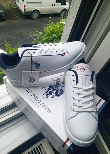 U.S. Polo Assn. Beyaz Erkek Sneaker - Görsel 2