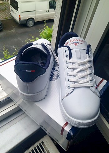 U.S. Polo Assn. Beyaz Erkek Sneaker - Görsel 4