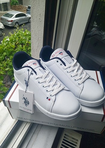 U.S. Polo Assn. Beyaz Erkek Sneaker - Görsel 6