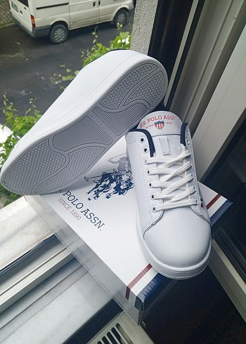U.S. Polo Assn. Beyaz Erkek Sneaker - Görsel 5