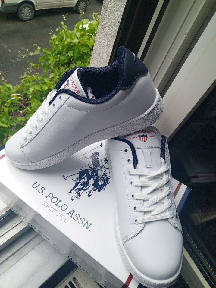 U.S. Polo Assn. Beyaz Erkek Sneaker - Görsel 3