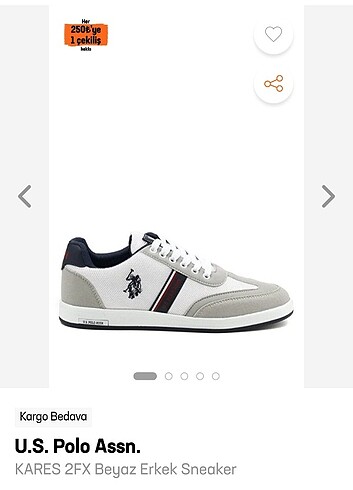 U. S polo ASSN erkek spor ayakkabı