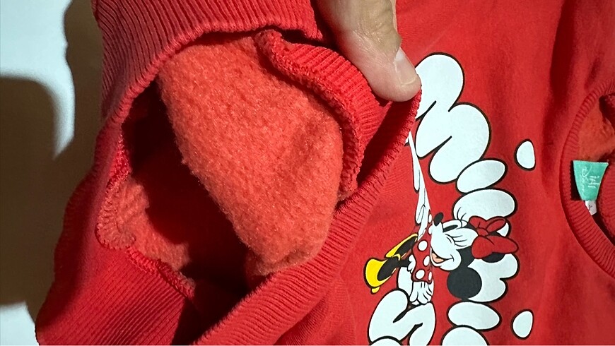 2 Yaş Beden kırmızı Renk Mickey tamım