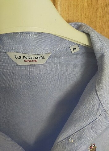 U.S Polo Assn. Polo mavi gömlek 