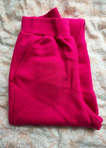 Rahat Kesim Pembe Kadın Eşofman Altı - Görsel 2