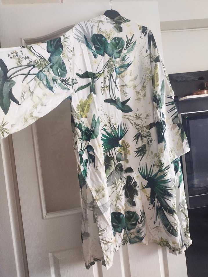 Desenli Kadın Kimono - Görsel 5