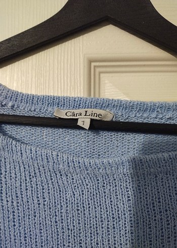 Mavi Triko Kadın Uzun Kollu Kazak - Görsel 3