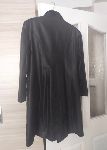 Siyah  Midi Kadın Kaban - Görsel 6