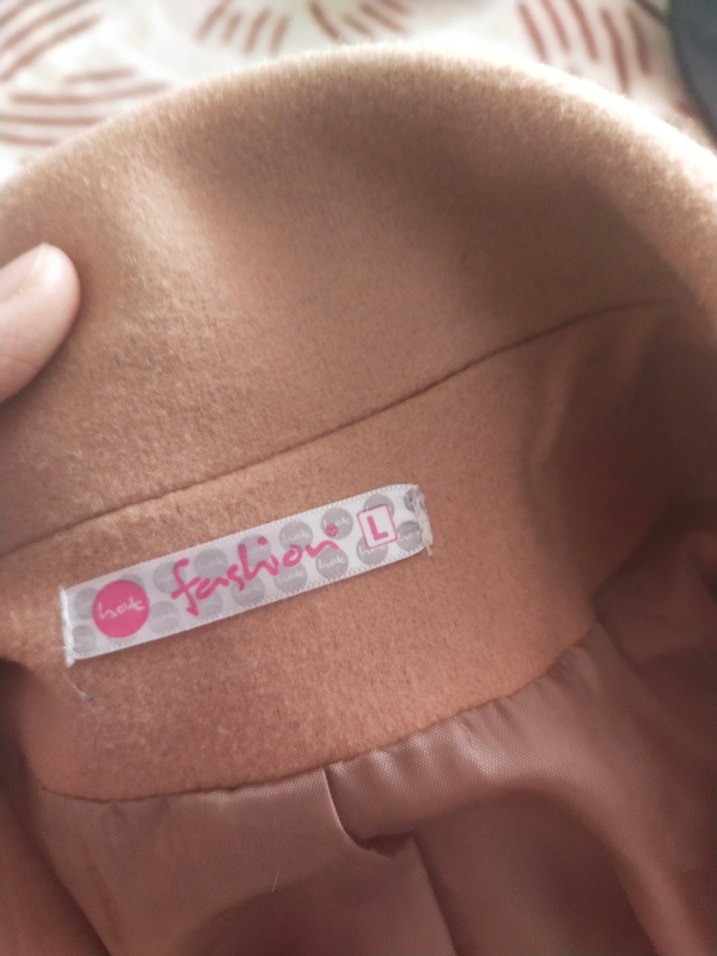 Düğmeli Bej Kadın Blazer Ceket - Görsel 5