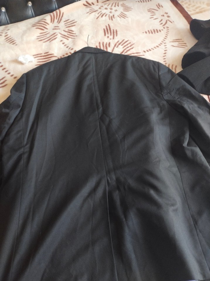 Düğmeli Siyah Erkek Ofis Takım Elbise Ceketi - Görsel 3