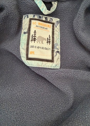 Erkek Çocuk Gri Fermuarlı Kapüşonlu Mont - Görsel 4