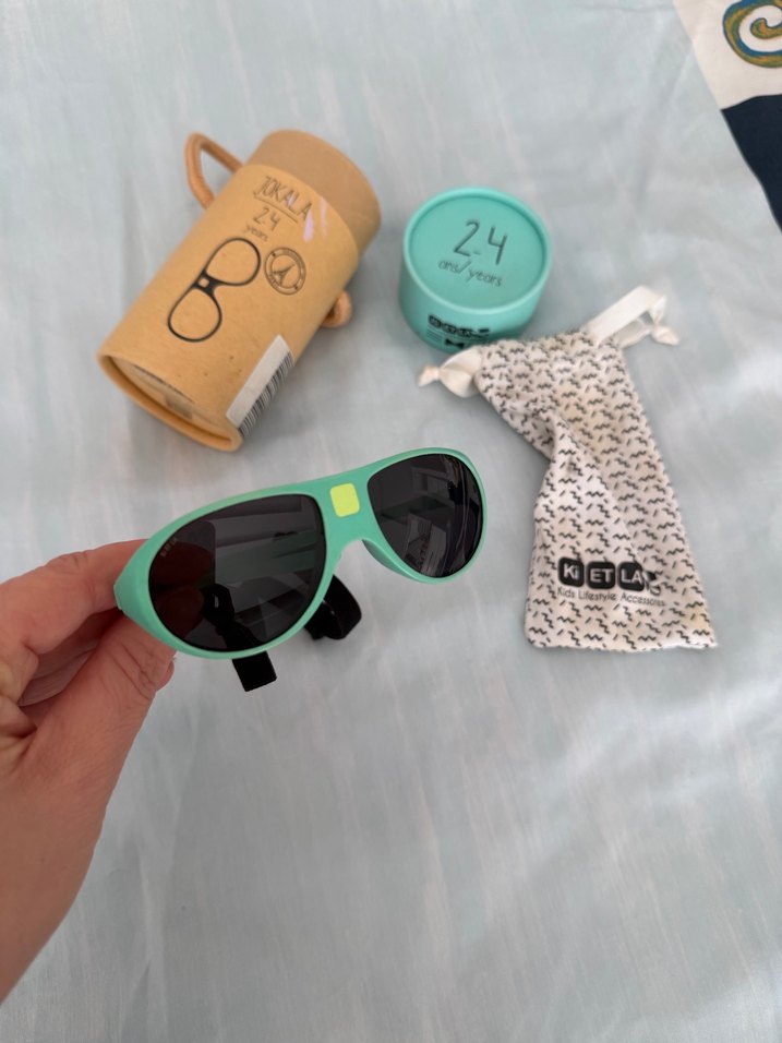 Kietla Marka orjinal Turkuaz Renkli Erkek Çocuk Güneş Gözlüğü - Görsel 3