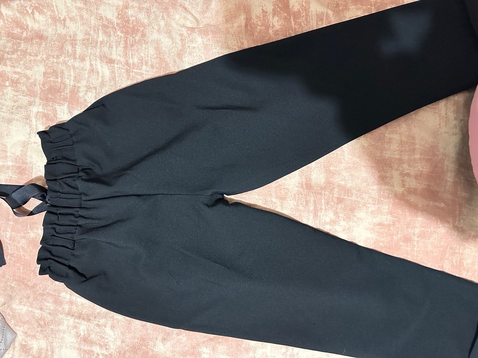 Puantiyeli Pembe Kısa Ceket Ve Kumaş pantolon - Görsel 4