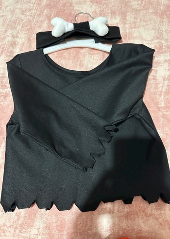 Kız Çocuk Taş Devri Kostümü - Görsel 3