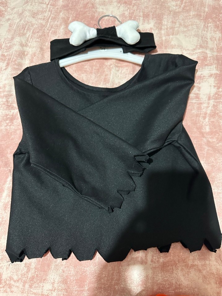 Kız Çocuk Taş Devri Kostümü - Görsel 3