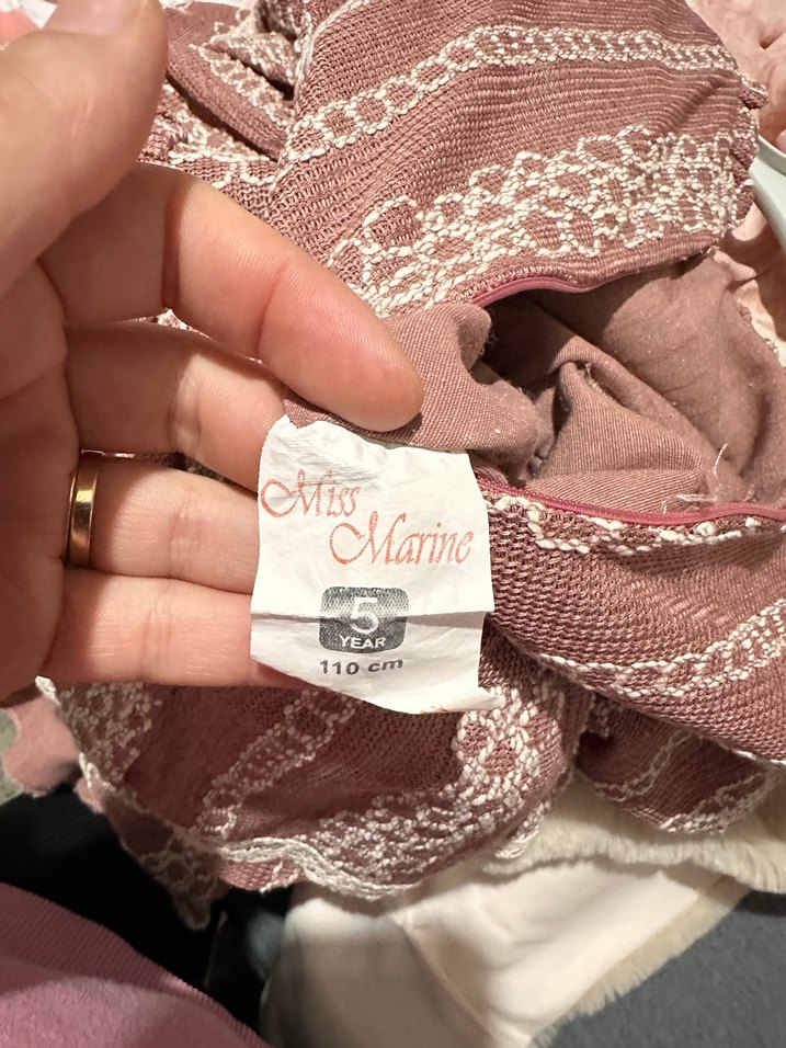 Bordo Nakışlı Bohem Kız Elbisesi Kürklü Yelekli - Görsel 4