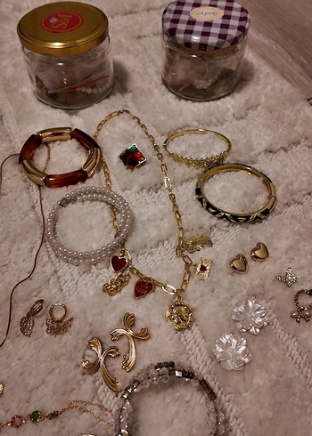 Dopdolu Takı Kavanozu 25 Parça - Görsel 2