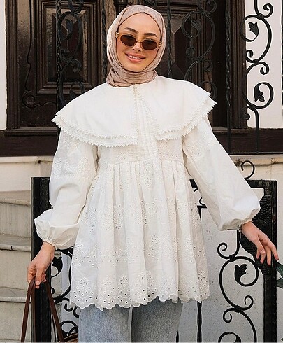 Beyaz gömlek/tunik