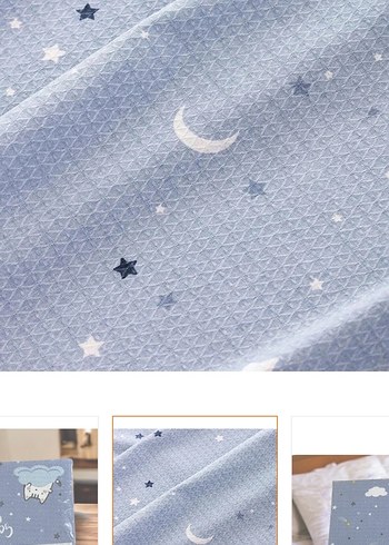 Bebek Pikesi Mavi Desenli - Görsel 2