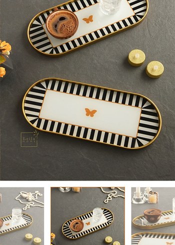 Zebra Desenli Modern Klasik Tabak - Görsel 2