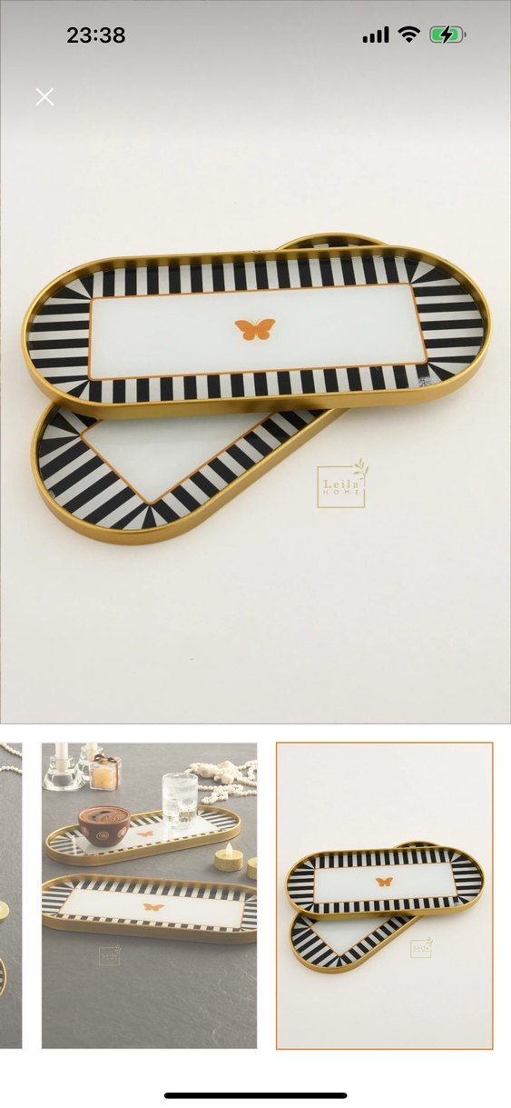 Zebra Desenli Modern Klasik Tabak - Görsel 4