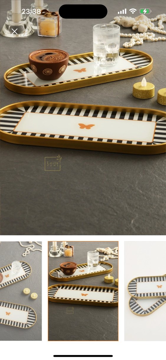 Zebra Desenli Modern Klasik Tabak - Görsel 3