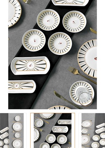 Lüx Seramik Kahvaltı Takımı - Görsel 2