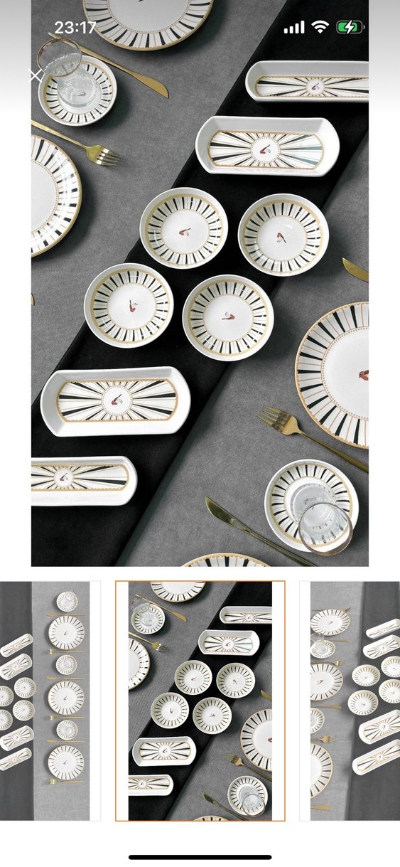 Lüx Seramik Kahvaltı Takımı - Görsel 2