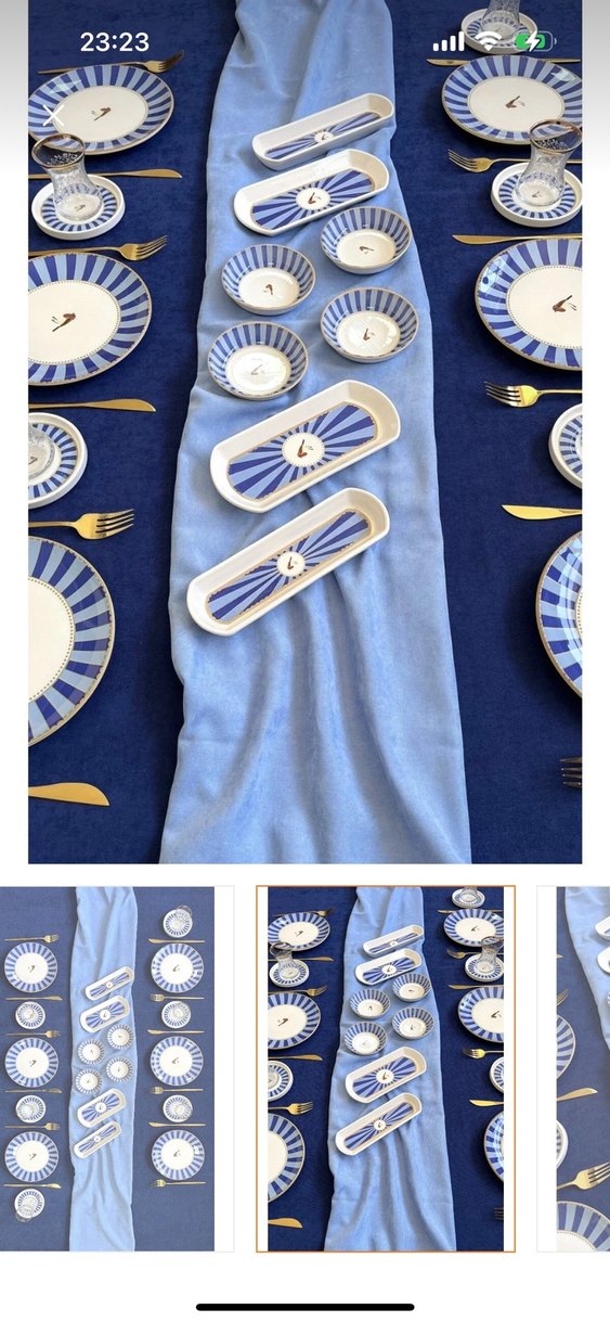 Lüx Seramik Kahvaltı Takımı - Görsel 2